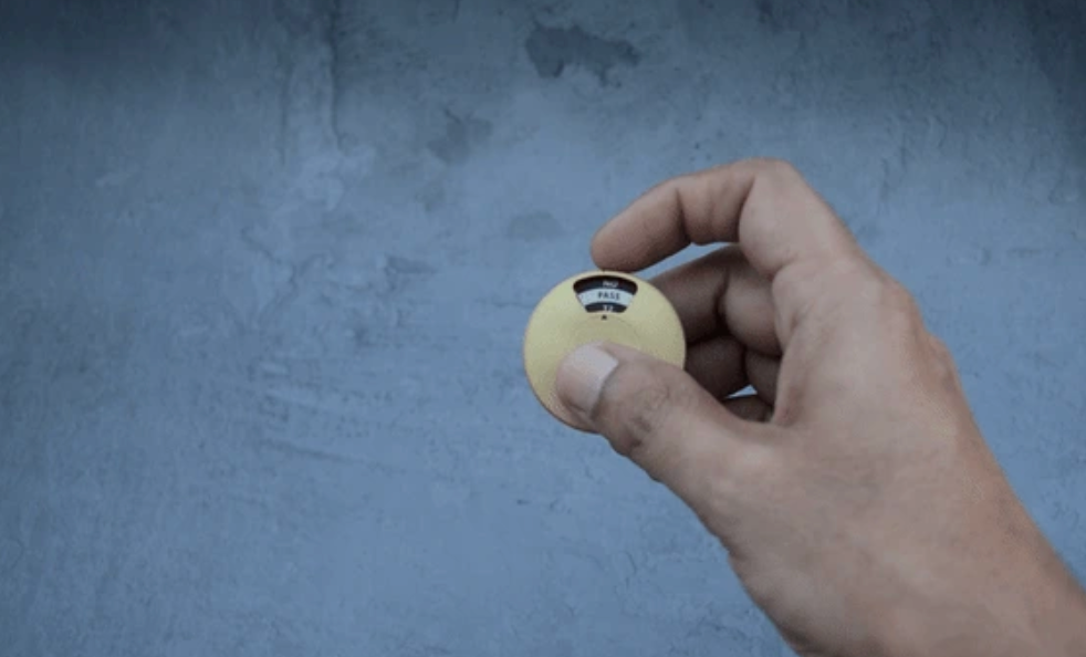 NEO SPIN being held and used by hand